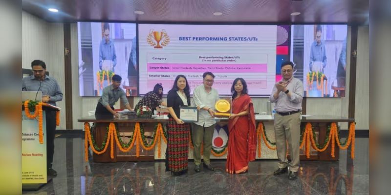 TFYC: तंबाकू मुक्त युवा अभियान में उत्कृष्ट प्रदर्शन के लिए अरुणाचल प्रदेश को पुरस्कार