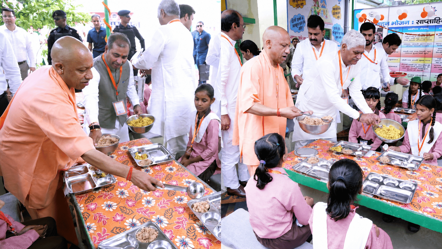 CM Yogi ने Saharanpur के बच्चों को अपने हाथों से क्यों परोसा भोजन?
